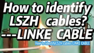 نحوه شناسایی کابل های LSZH-LINKE CABLE