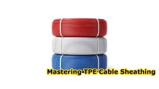 فرآیند پوشش TPE برای کابل های چند هسته ای توضیح داده شده است