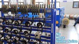 کابل گیتار کم صدا 10FT 30FT بافته شده مشکی