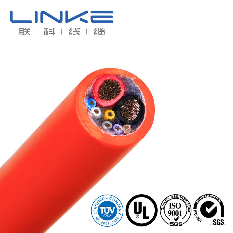 SAE J1772 نوع 1 پلاگ شارژر اتومبیل الکتریکی 70mm2 تجهیزات سفارشی کشش زنجیره ای کابل