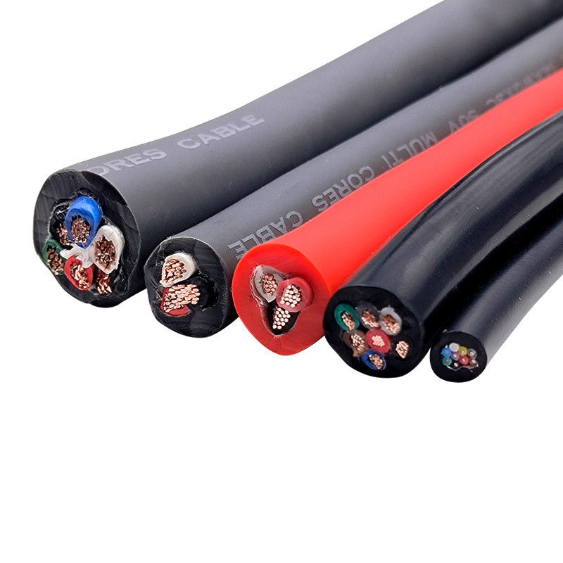 105 درجه AC 300/500V H05bz5-F / H07bz5-F کابل شارژر EV با ژاکت سیلیکون و 16A جریان نامگذاری