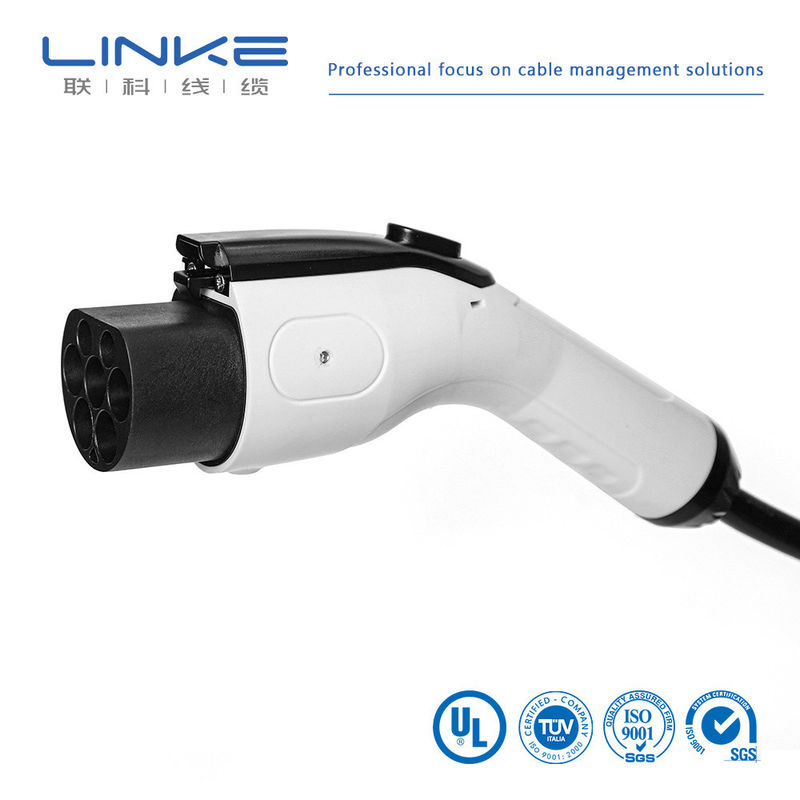 کابل شارژ خودروی برقی 32 آمپر 7 کیلووات 16 آمپر با روکش TPE و طول قابل تنظیم