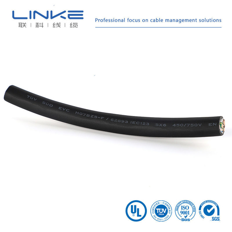 کابل شارژ EV قابل تنظیم با ولتاژ نامی 600V~1000V برای کاربرد زیرزمینی