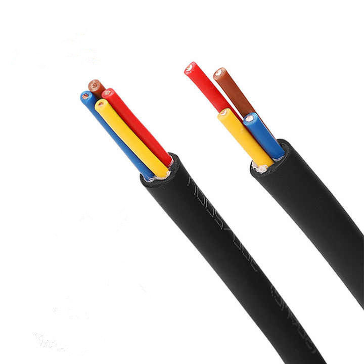 کابل لیفت الکتریکی دور و انعطاف پذیر PVC با بافتن کابل جرثقیل مقاوم در برابر اشعه ی UV