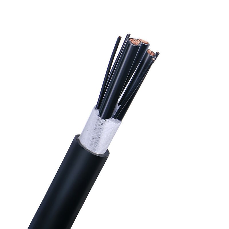 کابل های کواکسیال ژاکت PVC سیاه سری RG6 / Rg58 / Rg11 / Rg59 برای نظارت تصویری