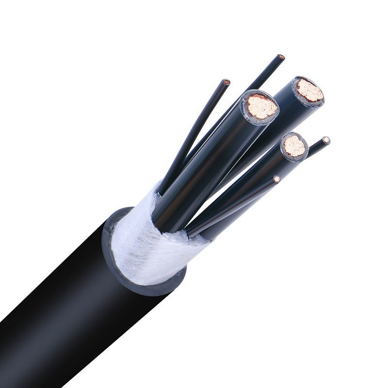 کابل های کواکسیال ژاکت PVC سیاه سری RG6 / Rg58 / Rg11 / Rg59 برای نظارت تصویری