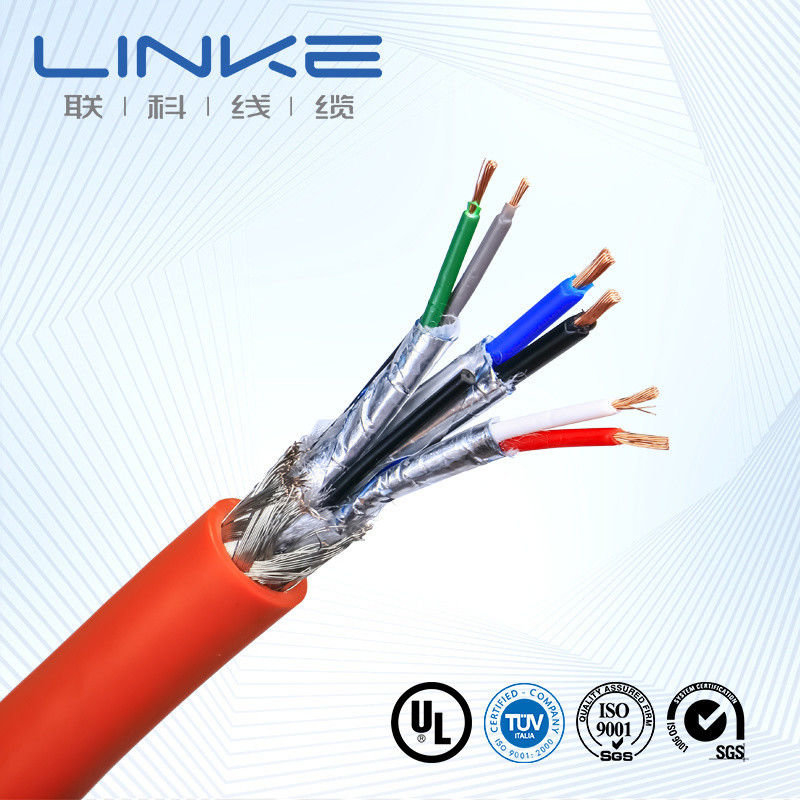کابل مخصوص مخصوص و مقاوم در برابر آتش از مس با عایق PVC XLPE یا لاستیک سیلیکونی