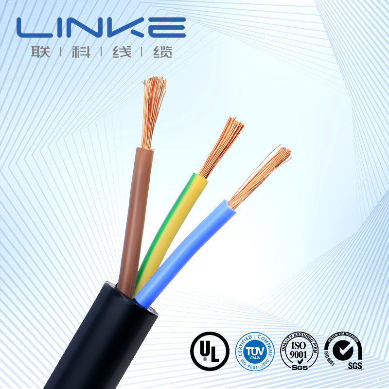 RS PRO 3 Core x 0.75sqmm ((Class 5 PCW) ، PVC Insulated، PVC Sheathed، 300/300V، H03VV-F.