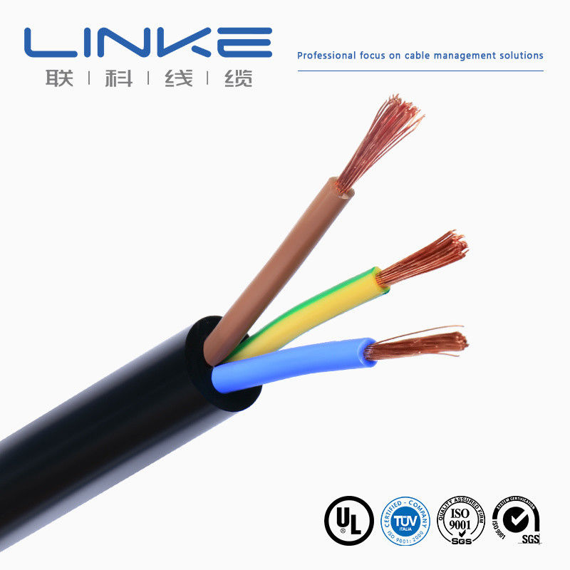1.5mm 2.5mm 4mm 6mm Cabo Elétrico Multi Núcleo Flexible Redondo 3 Fio Elétrico Isolado em PVC Rvv با سیم های فلکسیونی جدا شده