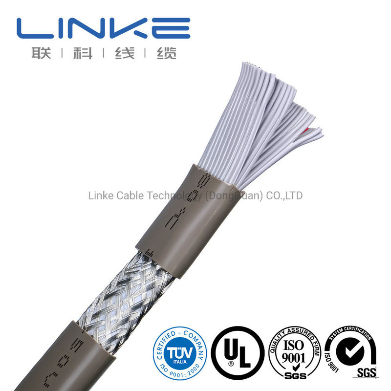 سیم برقی فلک UL با مواد باندینگ لوله PVC و 50 هسته 28AWG
