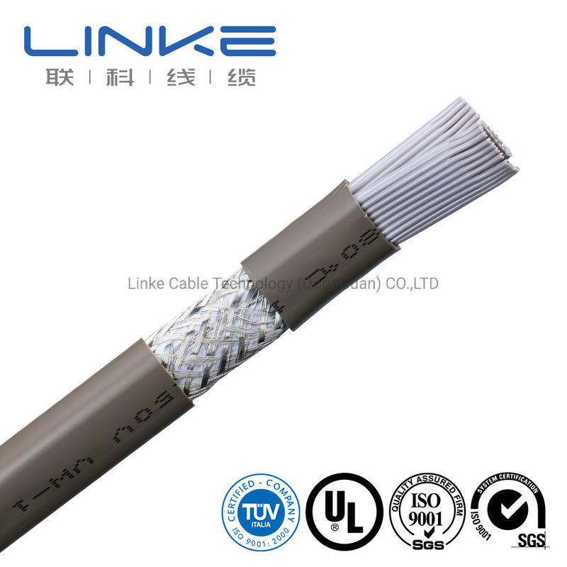 سیم برقی فلک UL با مواد باندینگ لوله PVC و 50 هسته 28AWG
