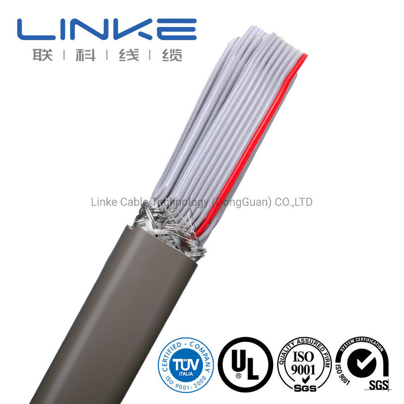 سیم برقی فلک UL با مواد باندینگ لوله PVC و 50 هسته 28AWG