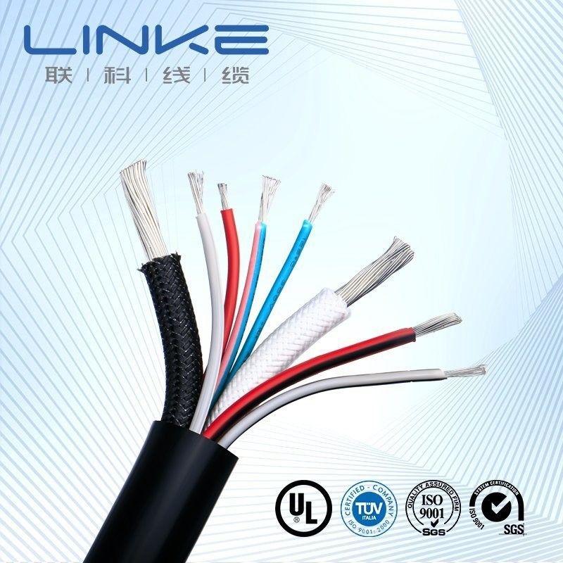 سیم چند هسته ای RG6 Rg11 Rg59 کابل کواکسیال برای ابزارکوب اتصال ربات تفلون