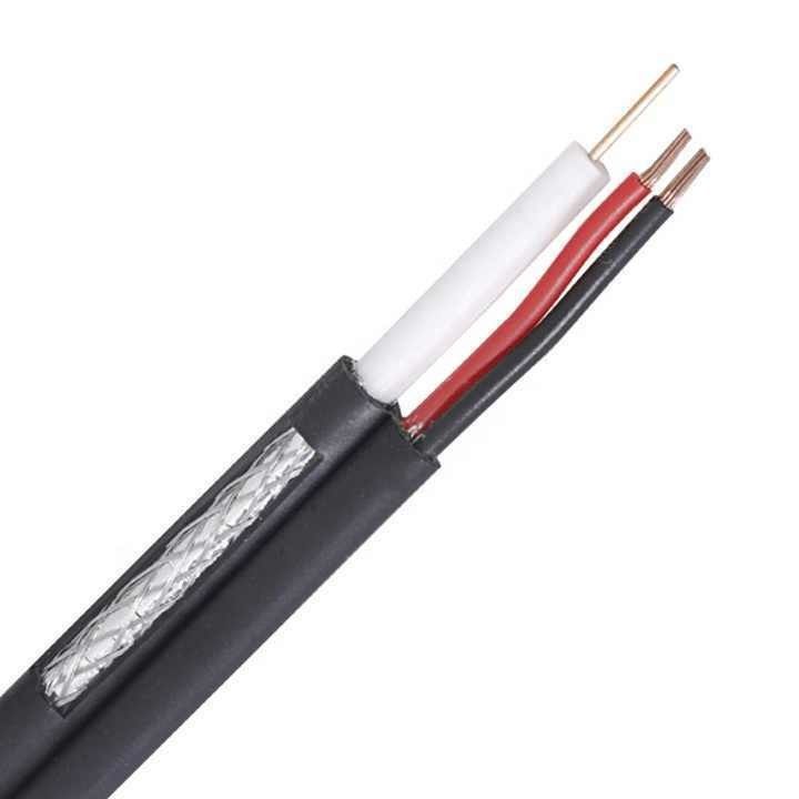 UL1007 30 AWG Black Power PVC تانک رسانا برق برق تک محوری کابل برق
