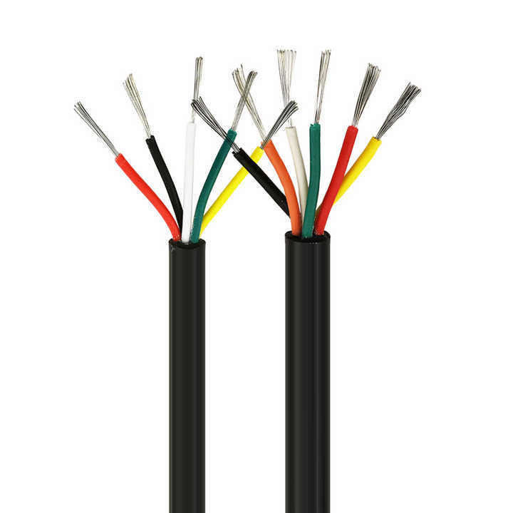 20AWG UL2464 Multi Core Electric Wire 2 Core PVC کابل های داده USB انعطاف پذیر کابل USB رول پرداخت اولیه درجه حرارت نامی -60± 200C