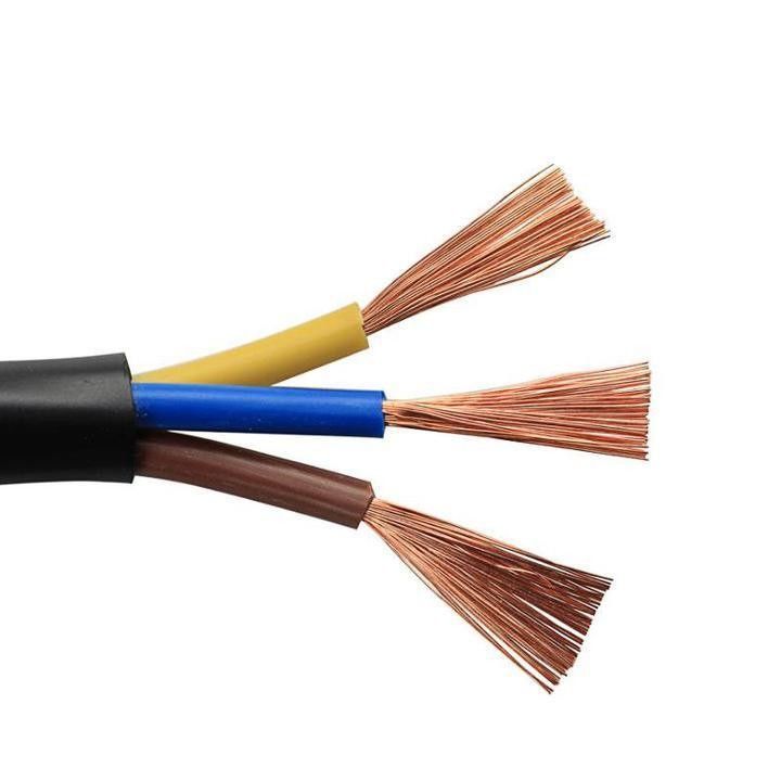 کابل الکتریکی انعطاف پذیر 0.5mm2 زیرزمینی پوشانده با لاستیک PVC برای عملکرد صاف