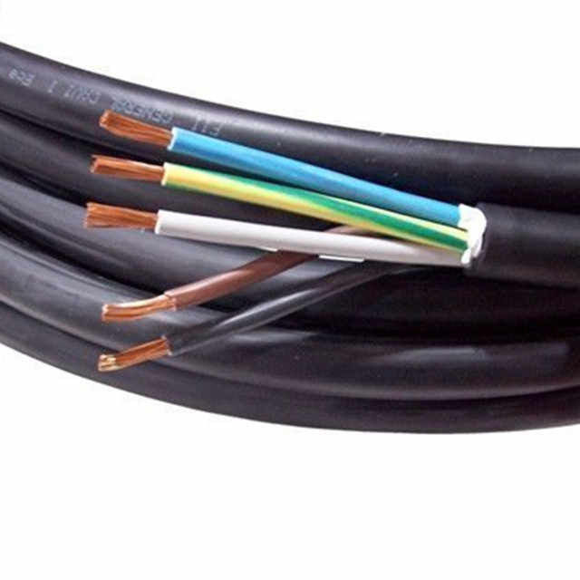 کابل انعطاف پذیر 4 هسته ای 3*6+1*4 از پی وی سی برای تجهیزات برق خانگی و صنعتی