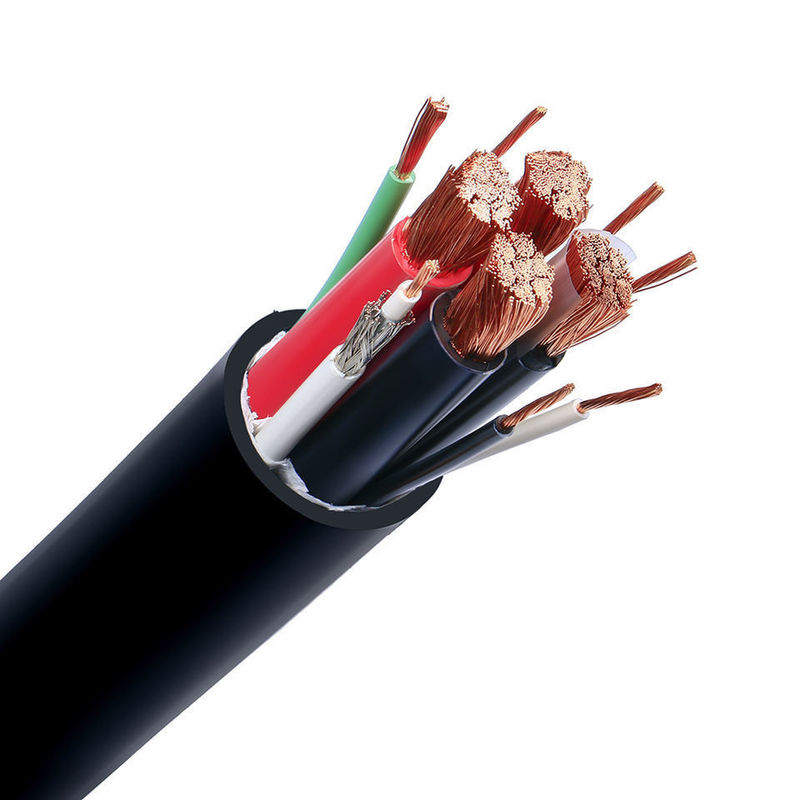 پمپ غوطه ور 3X2.5mm پمپ غوطه ور 16mm 4 هسته انعطاف پذیر آتش مقاوم 4G 1.5mm2 لاستیک زیر آب ضد آب کابل UTP