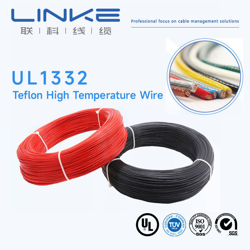 UL1332 Tinned Wire Yellow Resistant Flexible Electrical Cable with Yellow Core Material