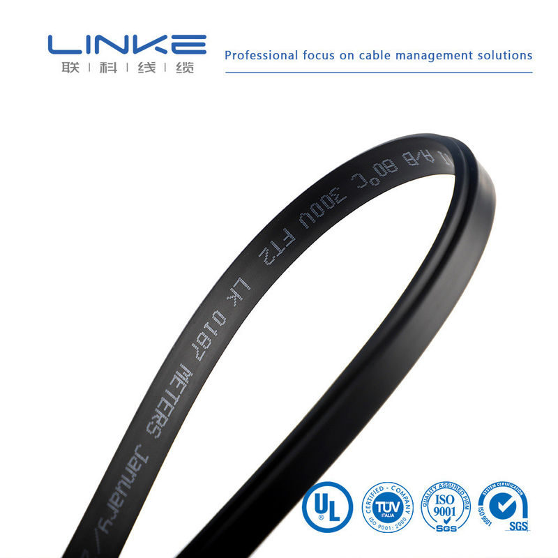 کابل تخت با روکش PVC و هسته مسی قلع اندود، با ولتاژ نامی 300 ولت، برای کاربردهای خودرو و صنعتی