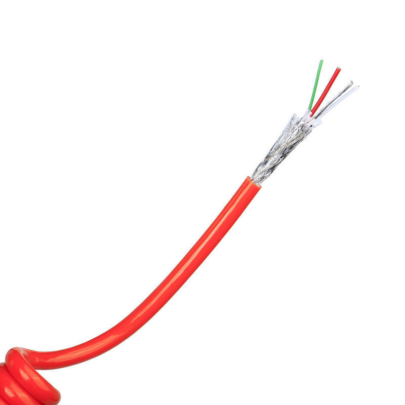 US TPU/PUR/PU کابل بهار مارپیچی با انعطاف پذیری قوی