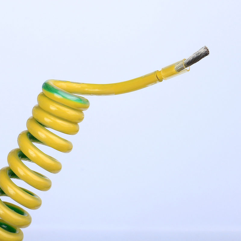 ماده پوشش PVC 2-10 هسته های ضد شعله مارپیچ پرنده ای کرلی کابل برق برای تجهیزات الکترونیکی