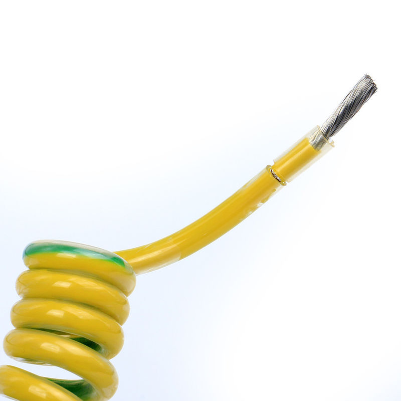 ماده پوشش PVC 2-10 هسته های ضد شعله مارپیچ پرنده ای کرلی کابل برق برای تجهیزات الکترونیکی