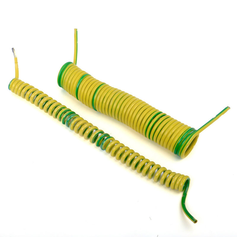 ماده پوشش PVC 2-10 هسته های ضد شعله مارپیچ پرنده ای کرلی کابل برق برای تجهیزات الکترونیکی