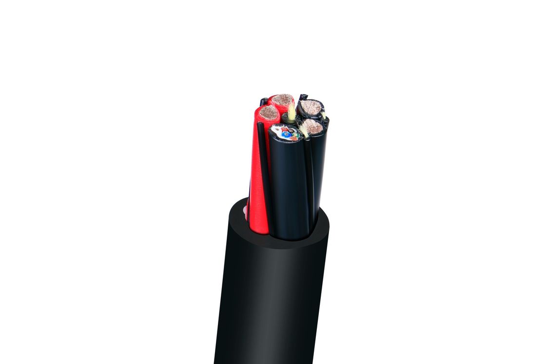 22AWG کابل زیر آب با نخ های مسدود کننده آب و فیبر وکتران برای کاربردهای کنترل صنعتی