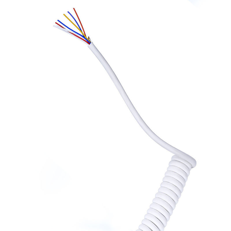 کابل مارپیچ 300 ولت به عنوان سیم اسپریال به صورت بهار برای کنترل صنعتی