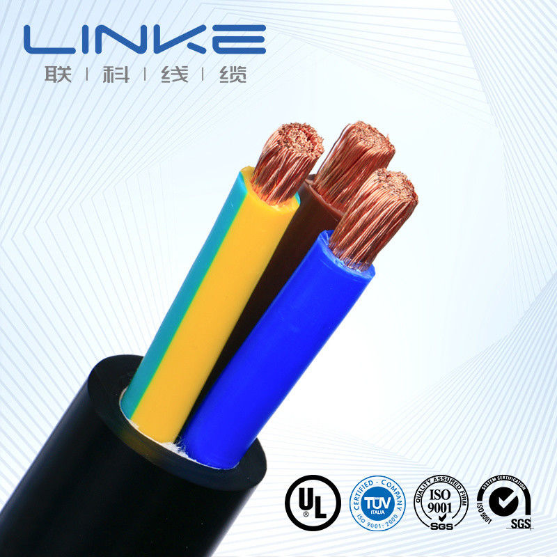 300/500V 4-Core RVV Cable با عایق PVC و رسانای مس برای کنترل صنعتی و اتوماسیون