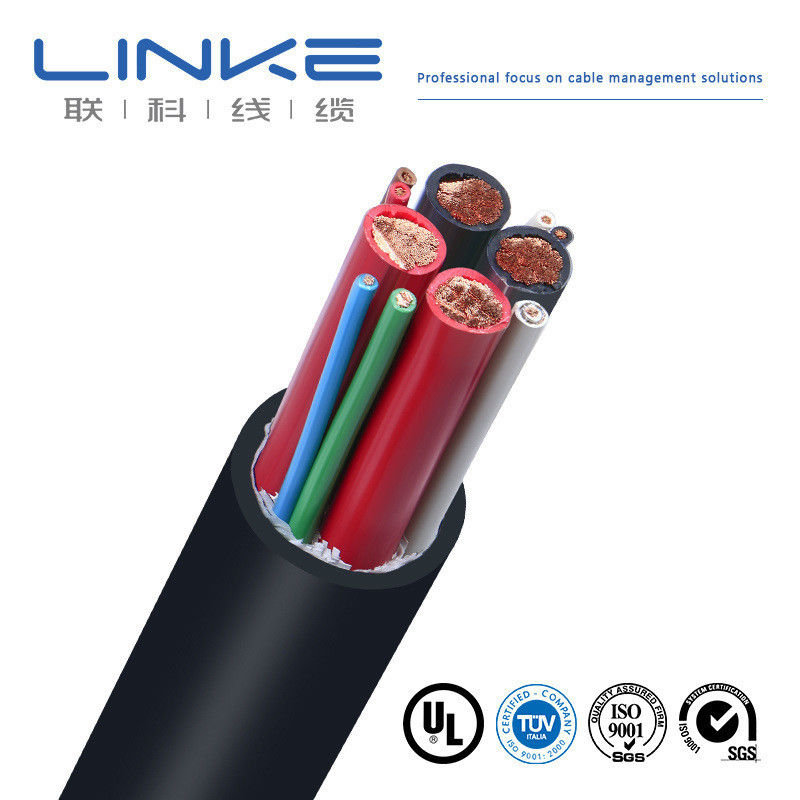UL 600V 16AMP 3*14AWG+1*18AWG AC EV Wire کابل شارژ EV با هادی مس بدون اکسیژن