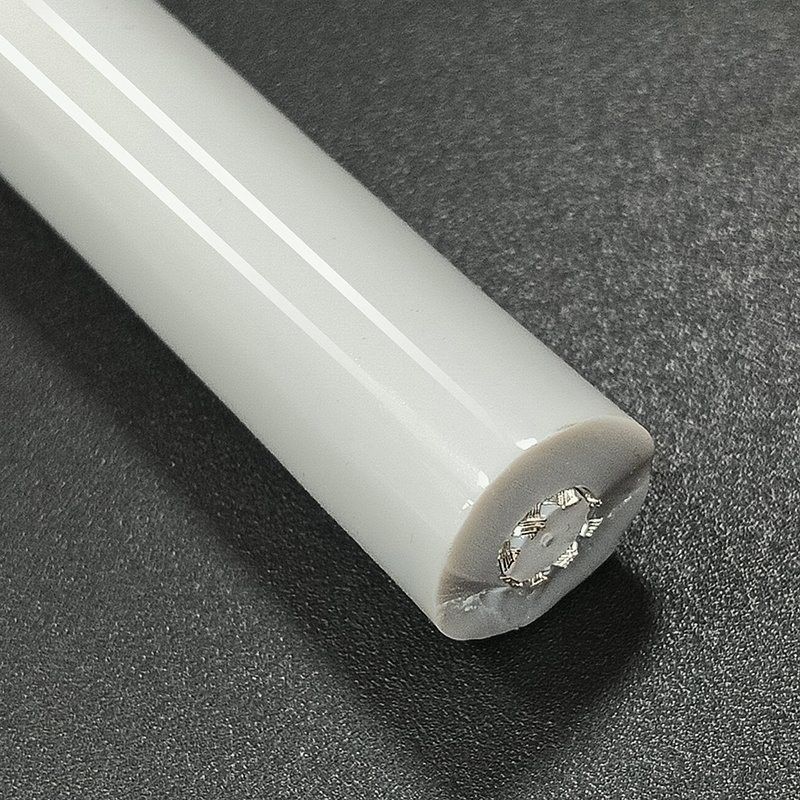1.0mm سیم فیبر شیشه ای پوشش نقره ای صفحه نمایش ولتاژ کابل پزشکی سفارشی برای پزشکی