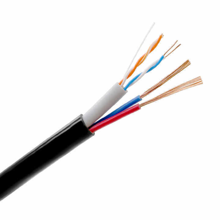 کابل فیبر نوری هیبریدی خودنگهدار FRP با 1 تا 24 هسته با مس قلع اندود برای انتقال پرسرعت