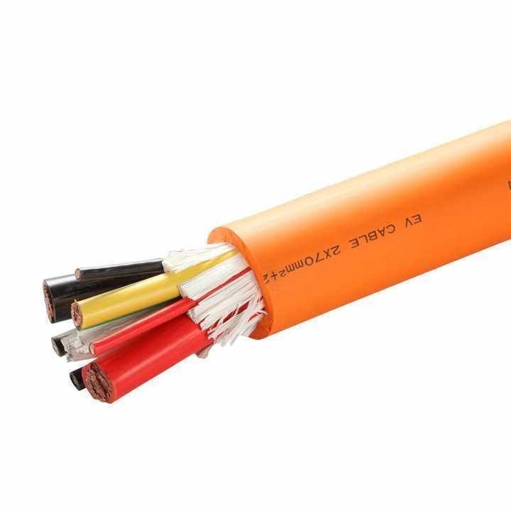 سیم اتومبیل الکتریکی با یک هسته محافظ 6AWG 14AWG کابل انرژی سیم ولتاژ بالا ژاکت لاستیکی سیلیکون