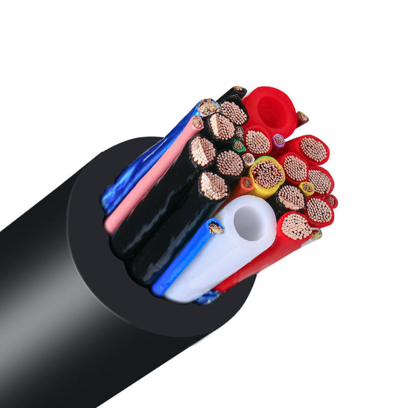 سیم اتومبیل الکتریکی با یک هسته محافظ 6AWG 14AWG کابل انرژی سیم ولتاژ بالا ژاکت لاستیکی سیلیکون