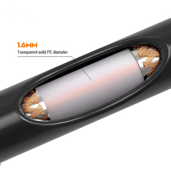 کابل کامپیوتر UL20276 با هادی مسی قلع اندود 24-28 AWG، چند هسته‌ای، شیلد بافته شده، روکش PVC