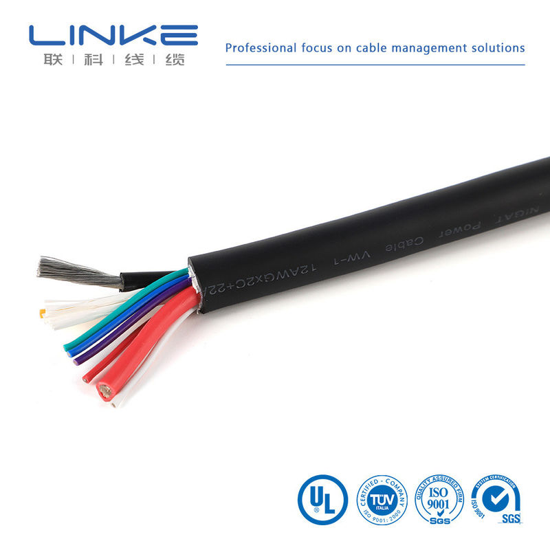 کابل اتومبیل مس با پوشش دوگانه ولتاژ بالا برای برنامه های ولتاژ پایین و متوسط