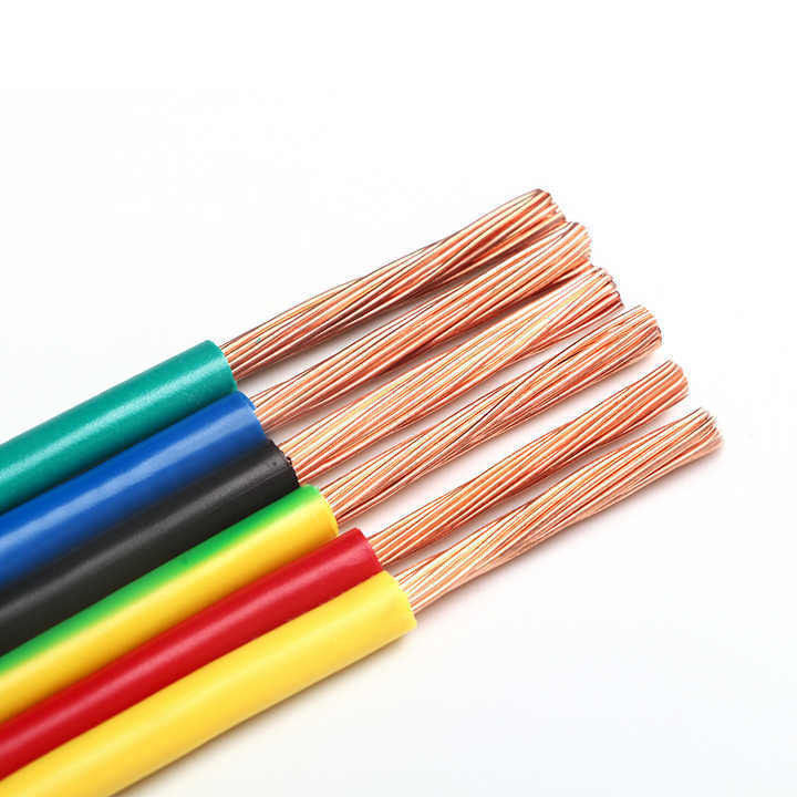 سیم الکتریکی مقاوم در برابر آتش با 1.5mm 2.5mm هادی مس قوطی شده و عایق PVC