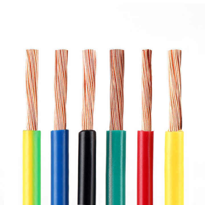 LK-604 کابل سیم برق مستقیم 2.5mm تک هسته ای PVC عایق مس