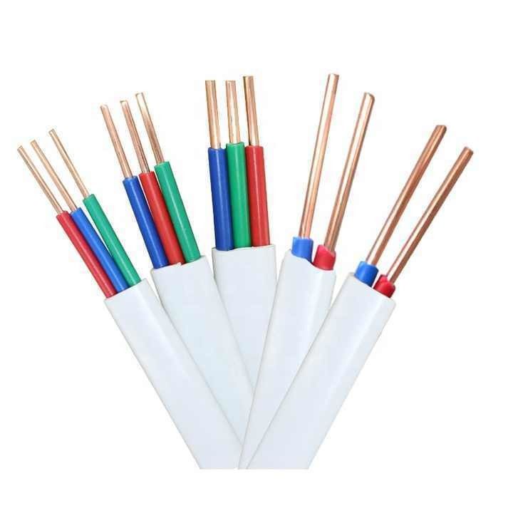 2.5mm سه هسته سیم قوطی PVC خانه سیم های الکتریکی انعطاف پذیر برای مواد صنعتی