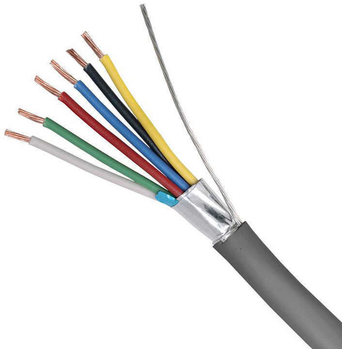 PVC عایق Kvv کابل سیم برق 1.5sqmm برای هسته های چندگانه