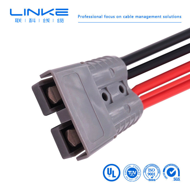 اتصال پلاگین 8AWG کابل اتصال پنل خورشیدی 50A/600V کابل اتصال خورشیدی 300mm