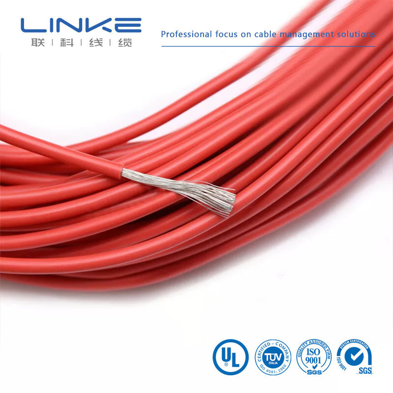 UL3135 سیم لاستیکی سیلیکونی 30 28 26 24 22 20 18 16 14 12 10 AWG کابل نورپردازی لامپ الکتریسیته ای LED