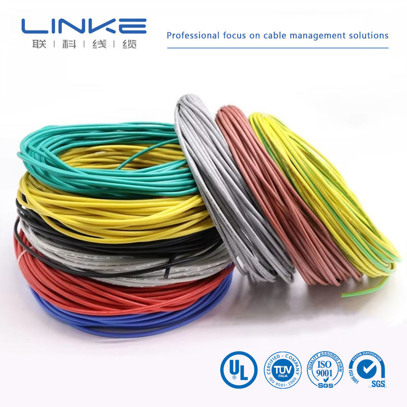 UL3135 سیم لاستیکی سیلیکونی 30 28 26 24 22 20 18 16 14 12 10 AWG کابل نورپردازی لامپ الکتریسیته ای LED