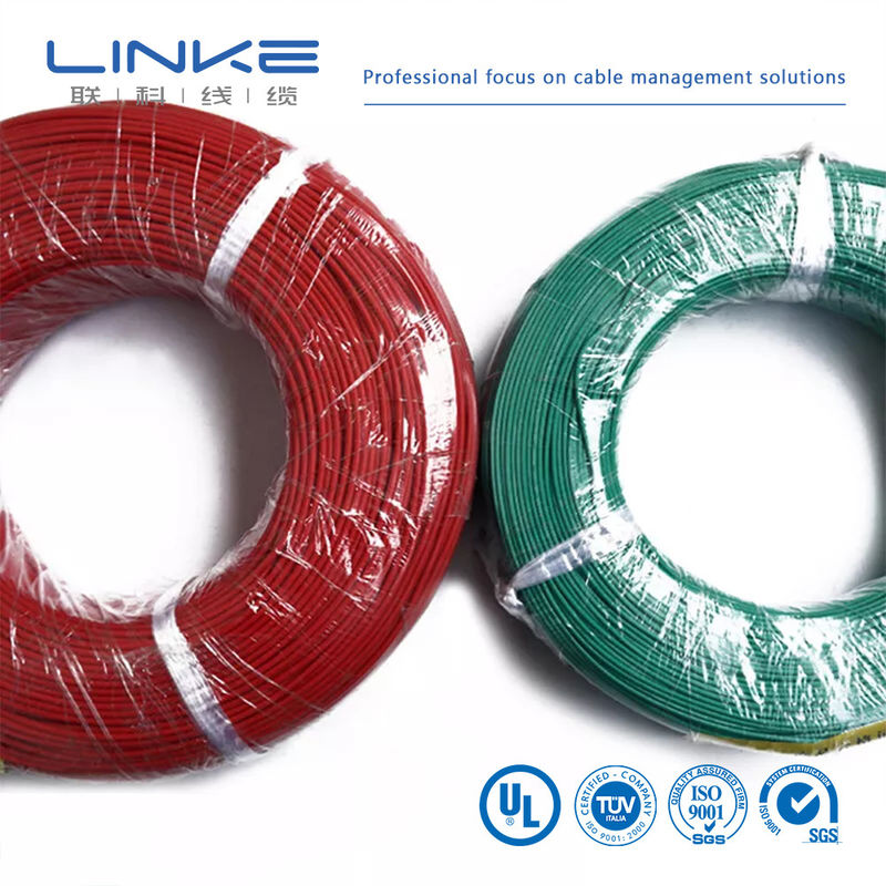 UL3135 سیم لاستیکی سیلیکونی 30 28 26 24 22 20 18 16 14 12 10 AWG کابل نورپردازی لامپ الکتریسیته ای LED