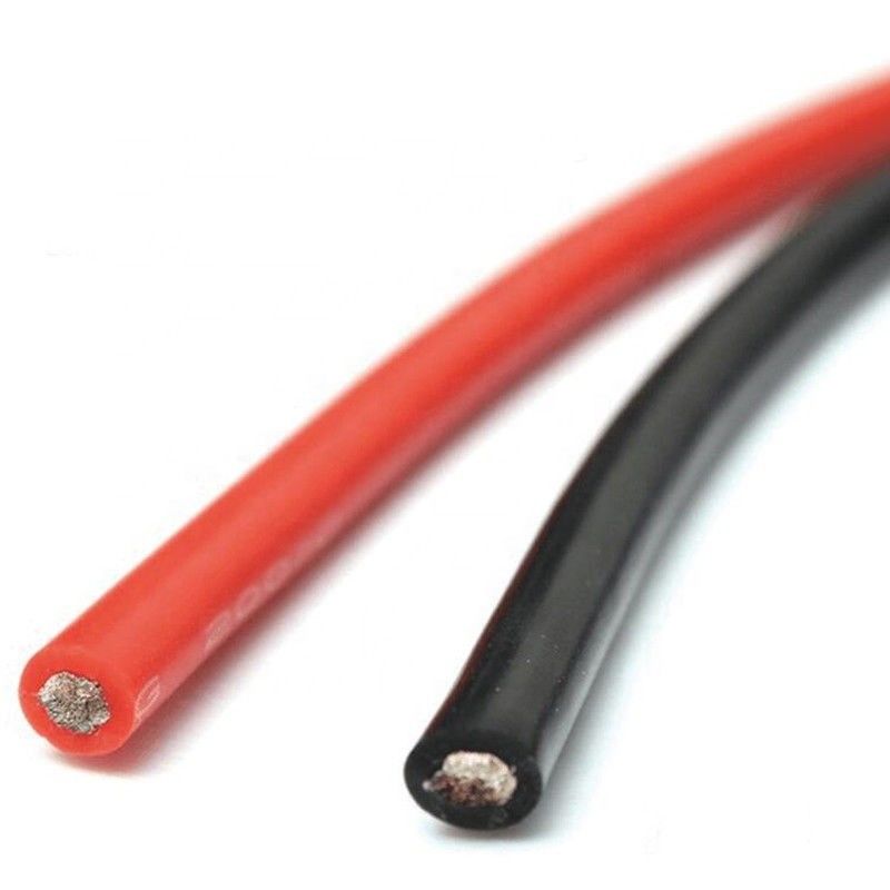 سیم سیلیکونی بسیار انعطاف پذیر و ضد شعله ای و مقاوم در برابر گرما سیم سیلیکونی 10awg 8awg 6awg 4awg 2awg