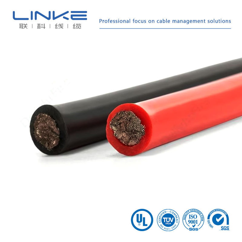 سیم سیلیکونی بسیار انعطاف پذیر و ضد شعله ای و مقاوم در برابر گرما سیم سیلیکونی 10awg 8awg 6awg 4awg 2awg