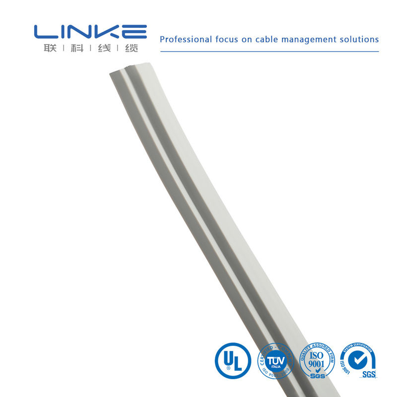 UL1185 سیم صاف خاکستری پی وی سی کابل موازی با 10 پین انعطاف پذیر شکل نوار صاف