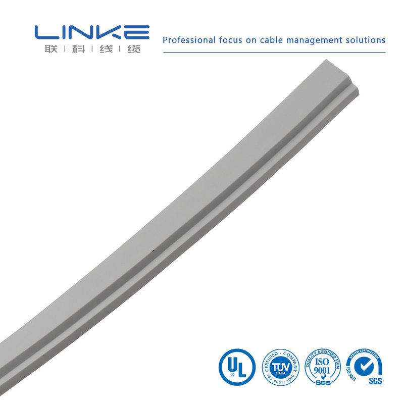 UL1185 سیم صاف خاکستری پی وی سی کابل موازی با 10 پین انعطاف پذیر شکل نوار صاف